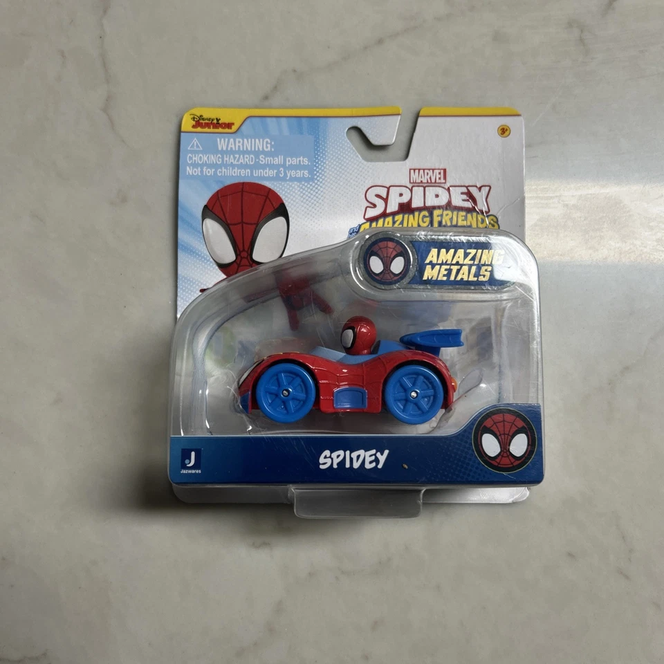 SPIDEY And His Friends Marvel Metals Car SPIDEY Disney Jr