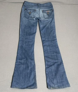 Hudson Jeans Women Size 27 Blue Bootcut Low Rise Flap Pockets EC Made in USA - Picture 1 of 14