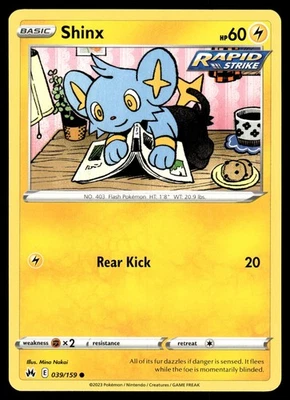 Crown Zenith #039/159 Shinx (39) - Image 1 of 2