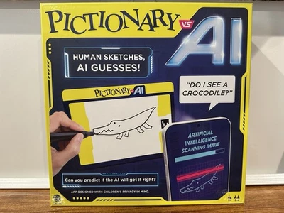 Pictionary Game vs AI Family Game for Kids/Adults/Families for 2-4 Players NIB - Image 1 of 4
