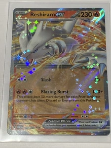 Carta Pokemon Reshiram EX 020/086 Full Art NM/M inglese White Flare - Foto 1 di 6