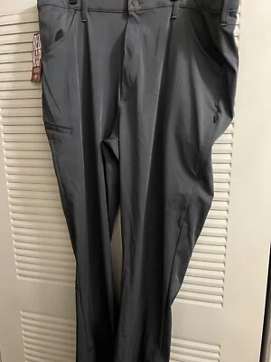 42 x 32 RED KAP COOLING MENS WORK PANTS Grey CELL PHONE POCKETS - Image 1 of 4