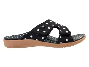 Spenco Kholo Polka Dot Women's Orthotic Slide Sandal Black - 8 Medium - Picture 1 of 1