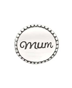 Charms Chamilia Family Disc Bead-Mum 2010-3244 en Plata de Ley de 925 mm - Imagen 1 de 4