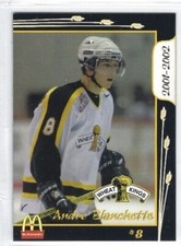 2001-02 Brandon Wheat Kings (WHL) Andre Blanchette