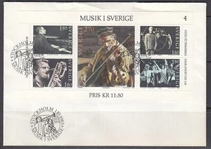 Suecia Scott 1473 FDC - Música sueca - Imagen 1 de 1