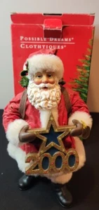 Possible Dreams Christmas Holiday Santa Greeting 2000 Lighted Music Tested Y2K - Picture 1 of 8