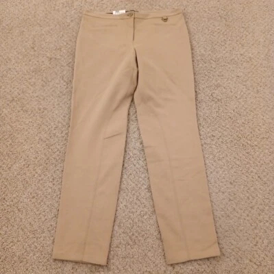 Pantalones Talbots para mujer talla 8 beige Dalton tobillo 32x28,5 tiro medio Foto 1 de 4