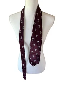 Triangle House Burgundy Snoopy Tie - Picture 1 of 2