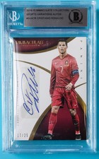 2014-15 Panini Immaculate Sports Variations Cristiano Ronaldo Auto 17/25 Insert