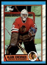 1989-90 Topps Alain Chevrier Hockey Cards #132
