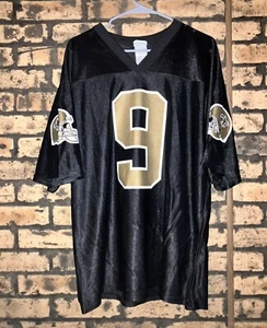 Vintage Drew Brees New Orleans Saints Jersey Size Large NFL Team Apparel - Picture 1 of 6