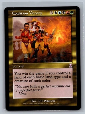Magic The Gathering Time Spiral Timeshifted Coalition Victory #91/121 MTG TCG - Image 1 of 2