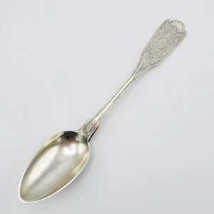 Great Dresden 19th c Spoon Hertler Gottfried Semper .750 fine Lion Silber Löffel - Picture 1 of 8