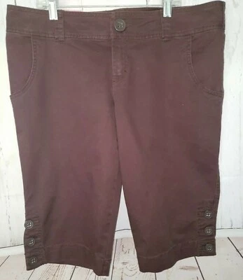 Mossimo Supply Co Bermudas Cortas Tiro Bajo Muslo Relajado Para Mujer Algodón Nuevas con Etiquetas Talla 13  Foto 1 de 4