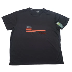 MTA Sport NUEVO CON ETIQUETAS NUEVO Para hombres Negro I Will Logo Pullover Ropa Activa Camisa XXXL 3XL - Imagen 1 de 6