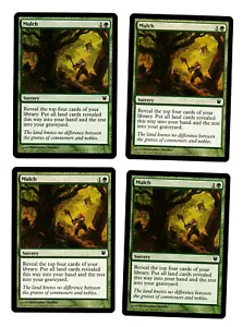 4x Mulch EX Innistrad Mtg Magic EDH 4x x4 - Foto 1 di 2