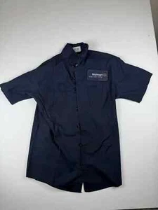 XXL Walmart Auto Care Center Small Button Up Shirt Employee Short Sleeve Uniform - Imagen 1 de 1