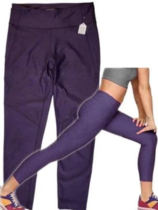 OUTDOOR VOICES Womens Heathered Purple WARM UP 7/8 LEGGINGS Mint! Medium - Picture 1 of 4