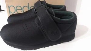 Pedors Therapeutic Classic Stretch Shoes Black Unisex Size 11 W - PED600 - Picture 1 of 6