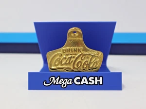Drink Coca-Cola Wall Mount Bottle Opener Brass - Picture 1 of 9