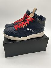 Reebok Work Shoe Sneaker Composite Toe  Blue/Red/White BB4500 SZ 6