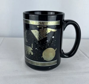 Rare Collectible NASA Coffee Mug Saturn V Mercury Apollo Space Shuttle Freedom - Picture 1 of 4