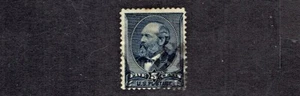 1888 U.S. CLASSIC 5c Indigo McKinley Sc#216 Used - Picture 1 of 1