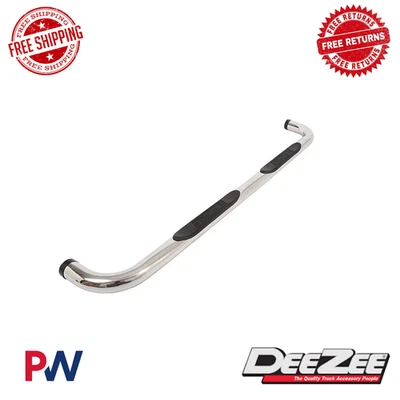 3-дюймовые круглые силовые пороги Dee Zee для Chevy Silverado GMC Sierra 1500/2500HD/3500HD - Изображение 1 из 2