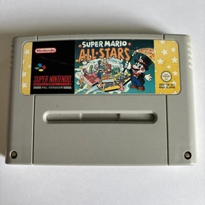 Super Mario All-Stars (Cartridge Only) – Super Nintendo SNES PAL – Tested & Work - Picture 1 of 2