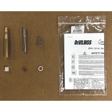 Set of 2 DeVilbiss Compact Gun Service Kits for Air Section Spk-101-k