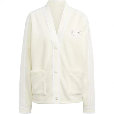 Camiseta deportiva tejida Adidas Sakura edición limitada a rayas con cuello en V Foto 1 de 4