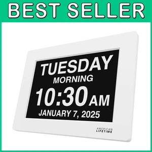 Brightness Adjustable Day Clock for Alzheimer - Picture 1 of 9