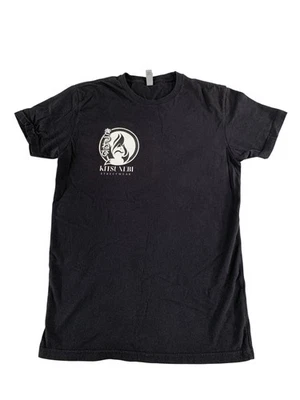 Kitsunebi Shirt Mens Small Black Anime Science Graphic Tee Streetwear Fox Logo - Imagem 1 de 4