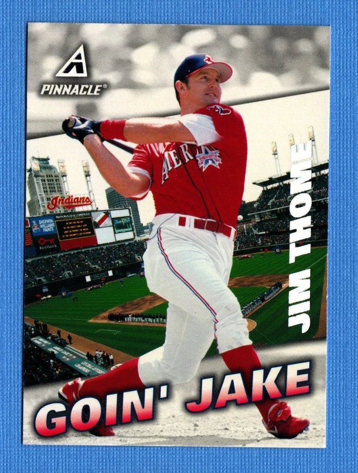 1998 Pinnacle #196 Jim Thome GJ Cleveland Indians - Image 1 of 1