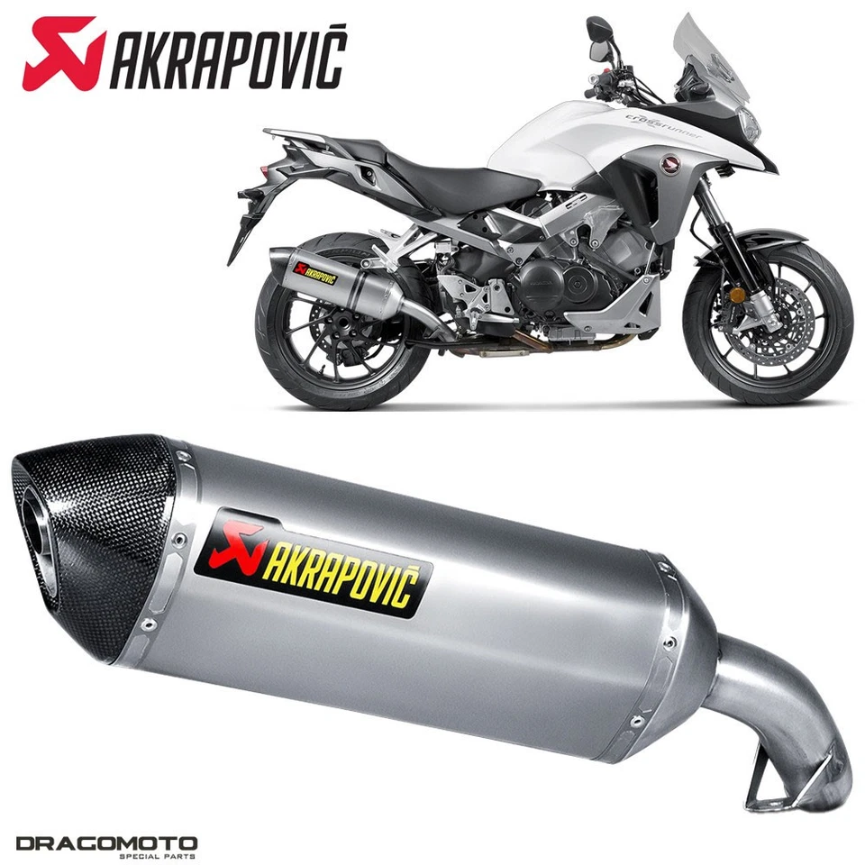 Escape HONDA VFR 800 F ABS Interceptor 2014-2015 AKRAPOVIC Titanium S-H8SO3-HRT Foto 1 de 4