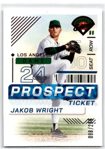 2024 Panini Prospect Edition #135 Jakob Wright Red #/299 - Bild 1 von 2