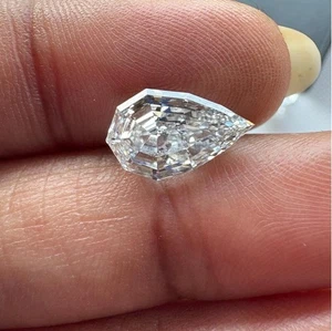 Corte Paso Pera Geométrica Holandesa Forma de Pera Laboratorio Cultivado Diamante Suelto Certificado IGI - Imagen 1 de 7