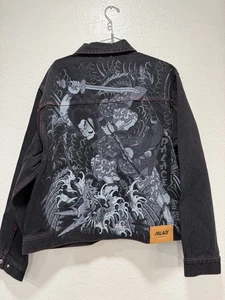 Palace Susanoo Denim Jacket Black Size Large Brand New Fw25 - Picture 1 of 5