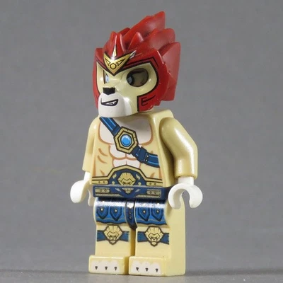 LEGO® Legends of Chima™ Figur Leonidas Minifigur Laval  Löwen Maske Tier MOC - Bild 1 von 2