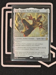 Iron Spider, Stark Upgrade 0166 ~ **Foil** Rare MTG Marvel Spider-Man - Picture 1 of 1