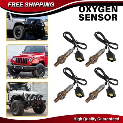 Set of 4 Oxygen Sensor Upstream Downstream O2 For Jeep Wrangler 2001-2018 23159 - Image 1 of 4