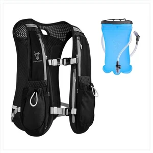 Trinkrucksack 5L Laufweste Radfahren Jogging Wandern Wasserblase Nylon - Bild 1 von 12