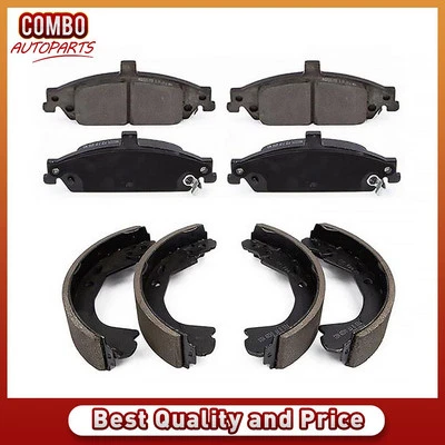 Pastillas de freno delanteras y traseras de cerámica y zapatas de batería para Chevrolet Classic 2004 2005 Foto 1 de 4