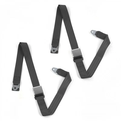 Kit de cinturón de seguridad Early Cars 1900 - 1927 avión 2pt carbón banco de regazo - 3 cinturones   Foto 1 de 4