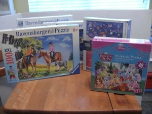 Puzzles-(Five) Ravensburger (Three), Anne of Green Gables, and Palace Pets - Picture 1 of 13