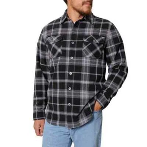 Freedom Foundry Fleece Shirt Men 3XL Metal Buttons Lightweight Chest Pockets - Picture 1 of 3
