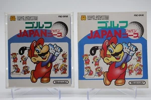 Golf Japan Course Nintendo Famicom Disk System 1987 w/Manual Tested - Picture 1 of 8