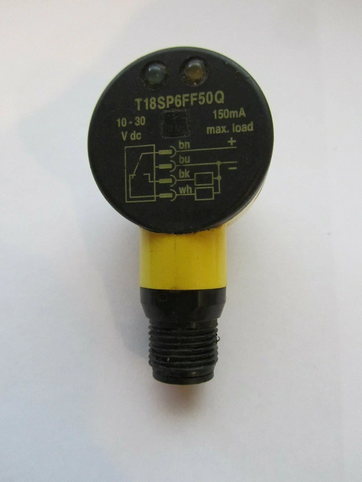 BANNER T18SP6FF50Q 33414 EZ-BEAM T18 SERIES SENSOR USED - Image 1 of 4