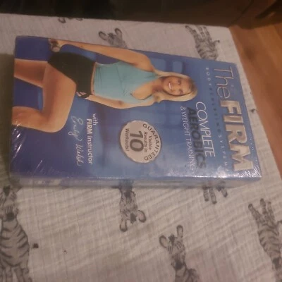 The Firm body sculpting system 2 complete aerobics weight train VHS tape RARE  - Image 1 of 2